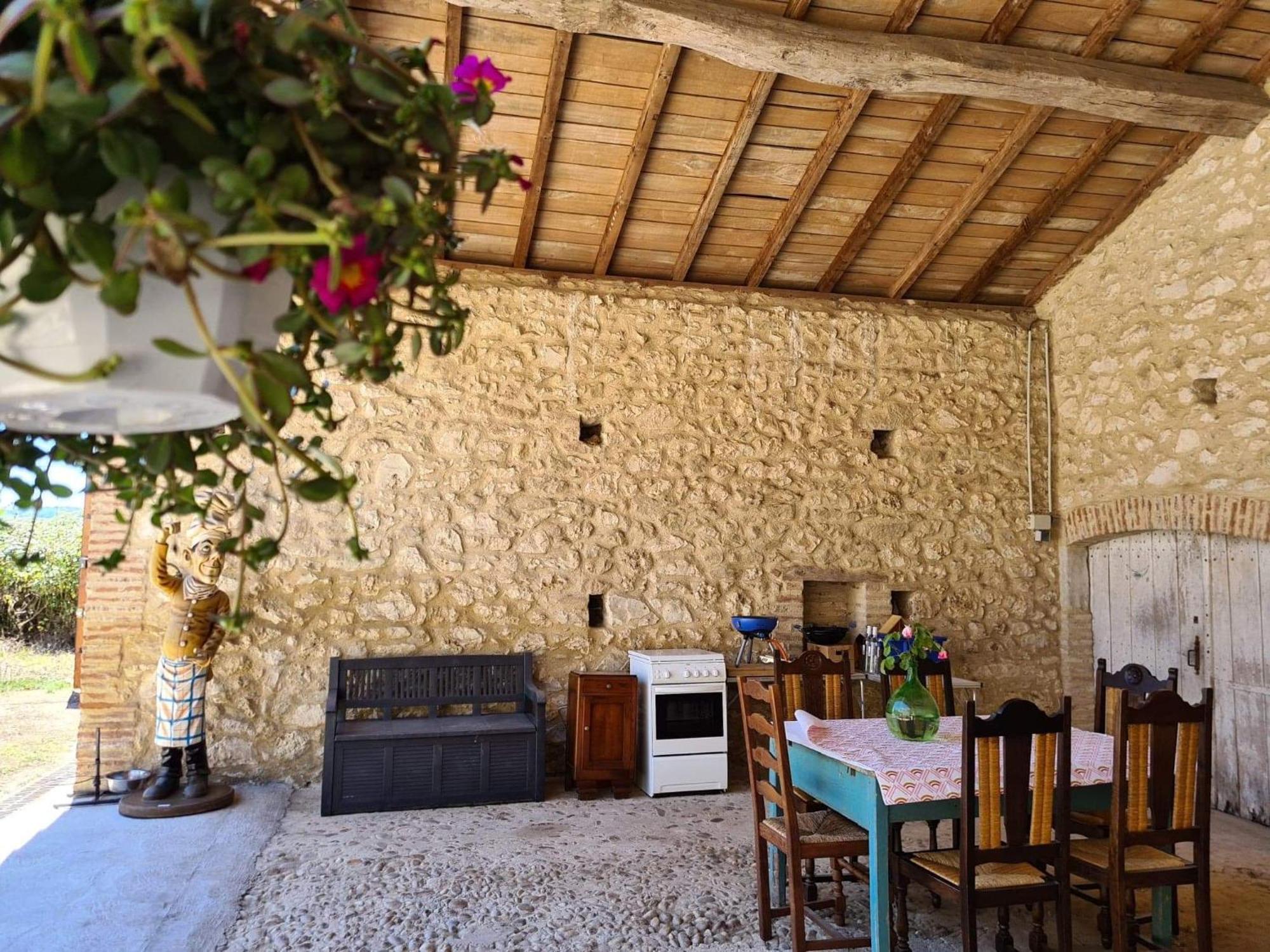 Bed and Breakfast Le Coq En Repos Saint-Sylvestre-sur-Lot Exterior foto